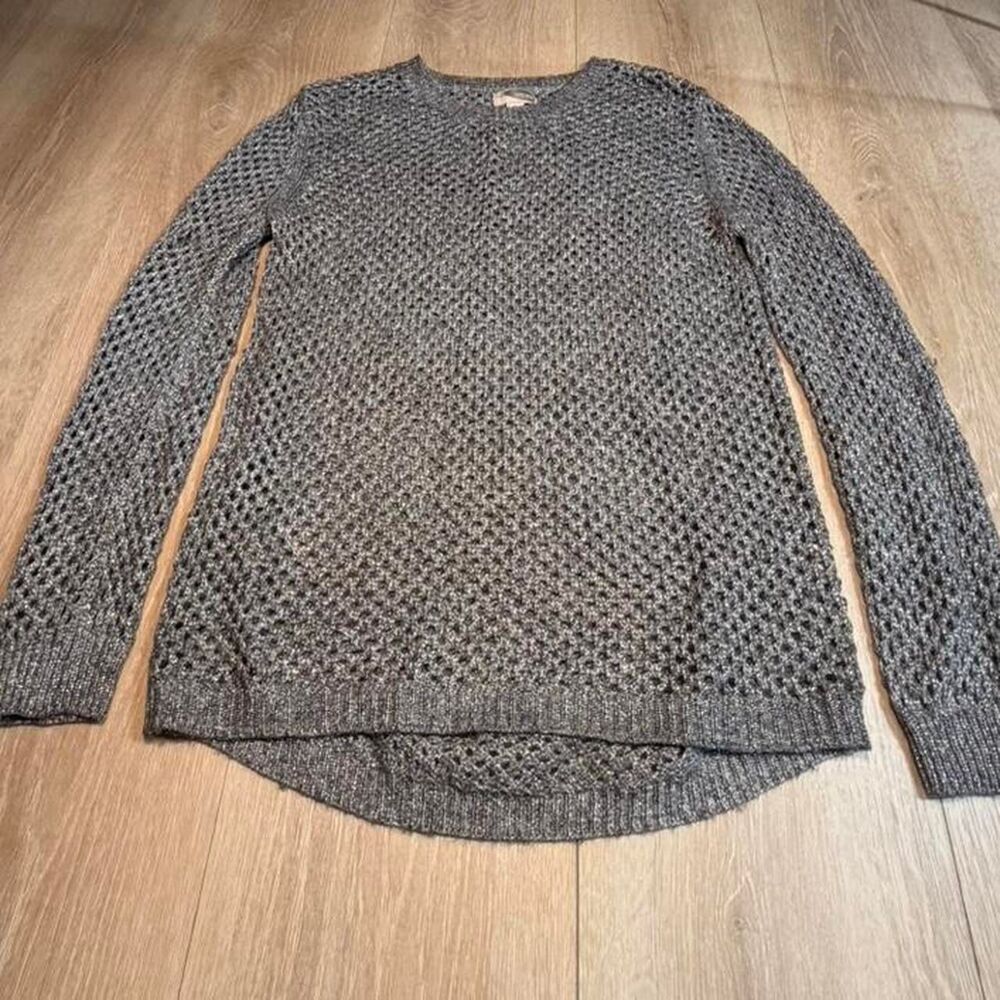 Forever-21 Women's Grey and Black Jumper